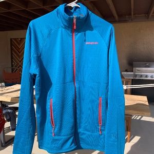 Patagonia R1 Full Zip Fleece Jacket Men's Medium Underwater Blue